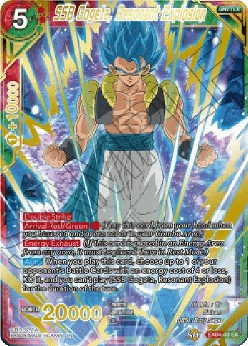 Dragon Ball Super SSB Gogeta, Resonant Explosion (V.2 - Expansion Rare)