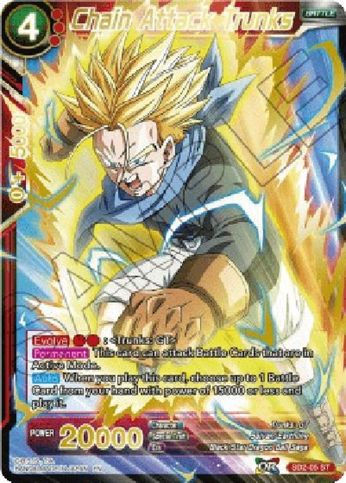 Dragon Ball Super Chain Attack Trunks (V.2 - Starter Rare)