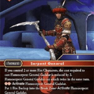 Final Fantasy TCG Flameserpent General Gadalar