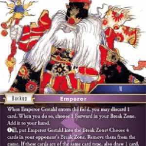 Final Fantasy TCG Emperor Gestahl