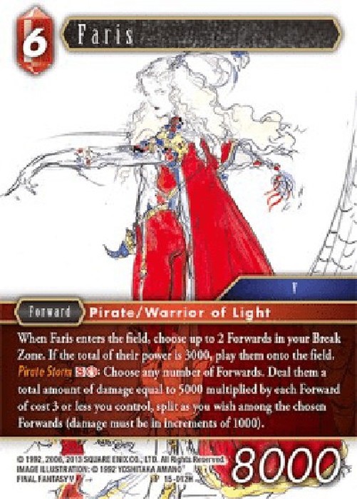 Final Fantasy TCG Faris