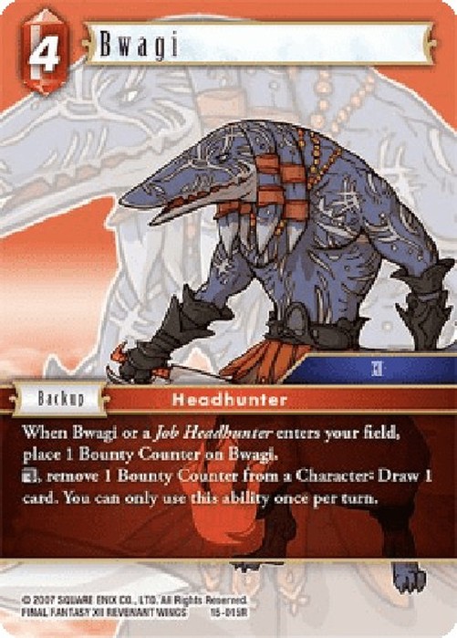 Final Fantasy TCG Bwagi