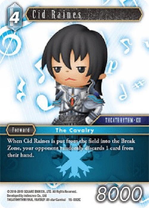 Final Fantasy TCG Cid Raines