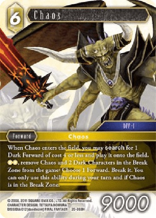Final Fantasy TCG Chaos