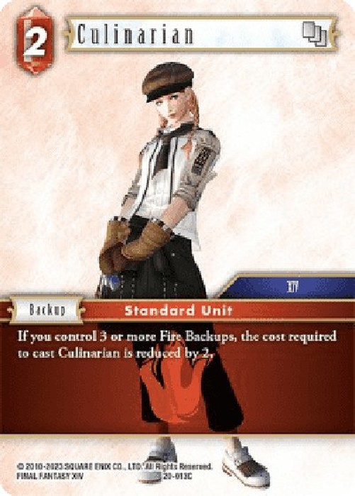 Final Fantasy TCG Culinarian