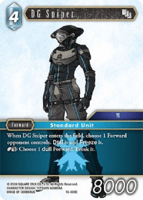 Final Fantasy TCG DG Sniper