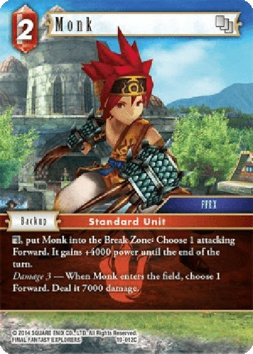 Final Fantasy TCG Monk