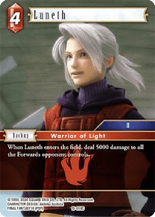 Final Fantasy TCG Luneth