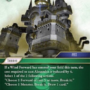 Final Fantasy TCG Alexander