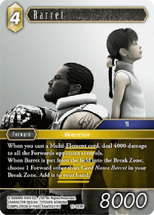 Final Fantasy TCG Barret