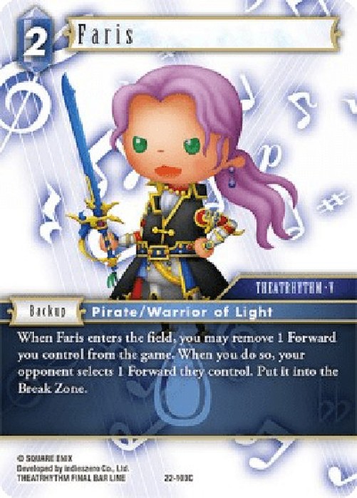 Final Fantasy TCG Faris