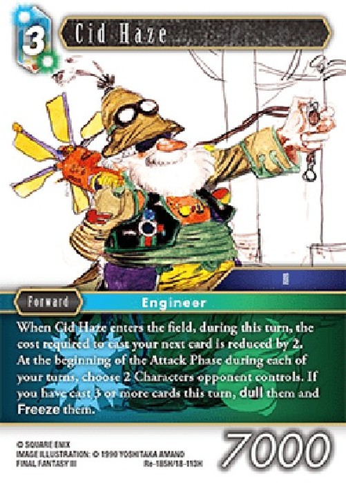 Final Fantasy TCG Cid Haze (18-113) (V.1)