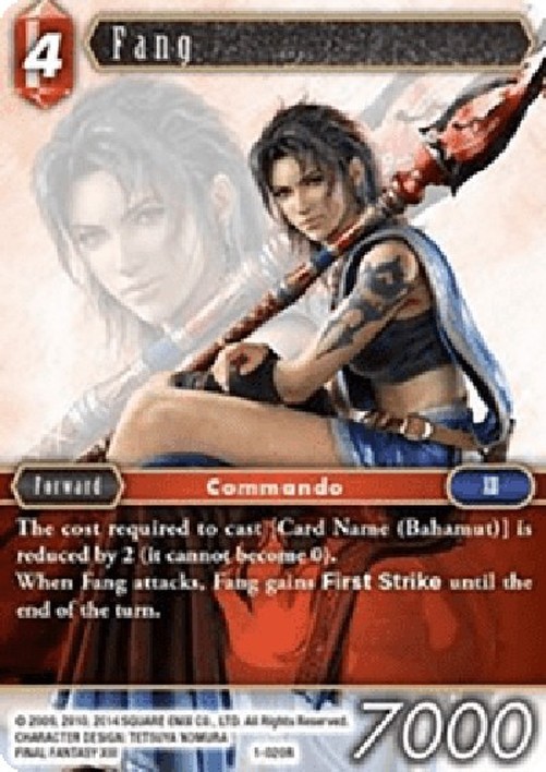 Final Fantasy TCG Fang