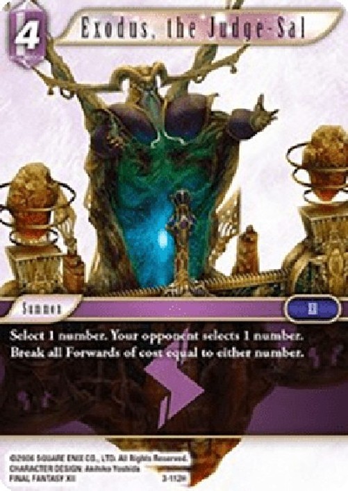 Final Fantasy TCG Exodus, the Judge-Sal