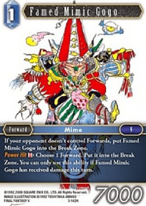 Final Fantasy TCG Famed Mimic Gogo