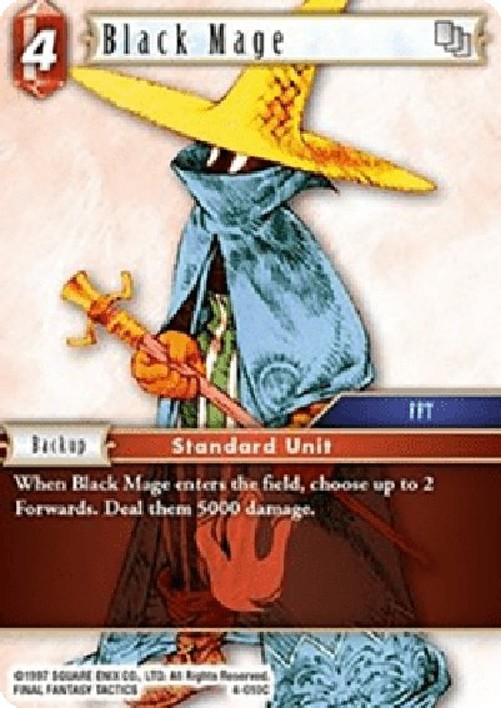 Final Fantasy TCG Black Mage