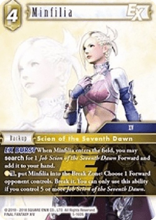 Final Fantasy TCG Minfilia French