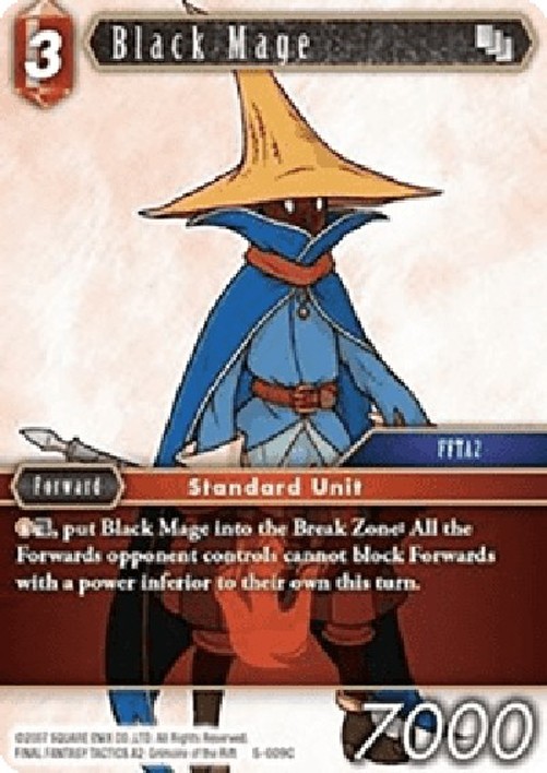 Final Fantasy TCG Black Mage Spanish