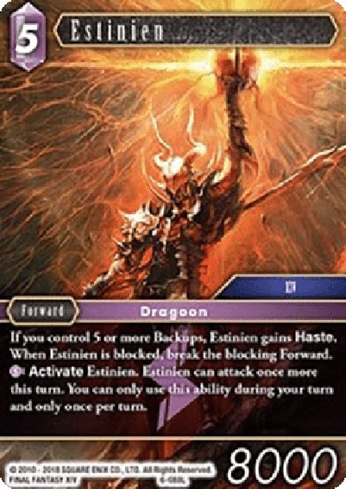 Final Fantasy TCG Estinien