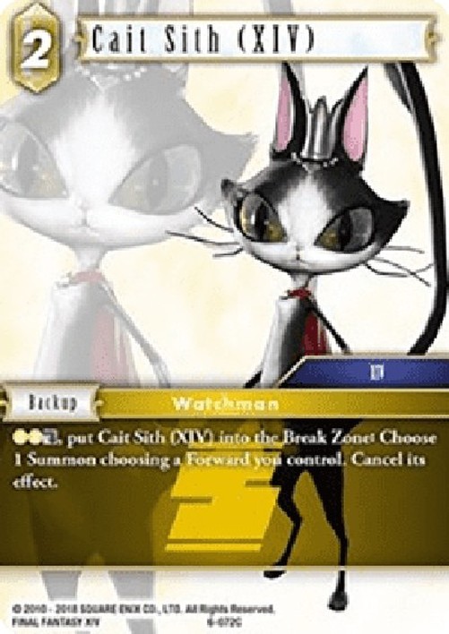 Final Fantasy TCG Cait Sith (XIV)