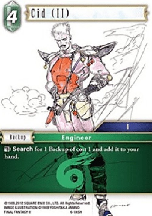 Final Fantasy TCG Cid (II)
