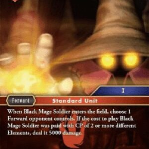 Final Fantasy TCG Black Mage Soldier