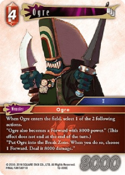 Final Fantasy TCG Ogre