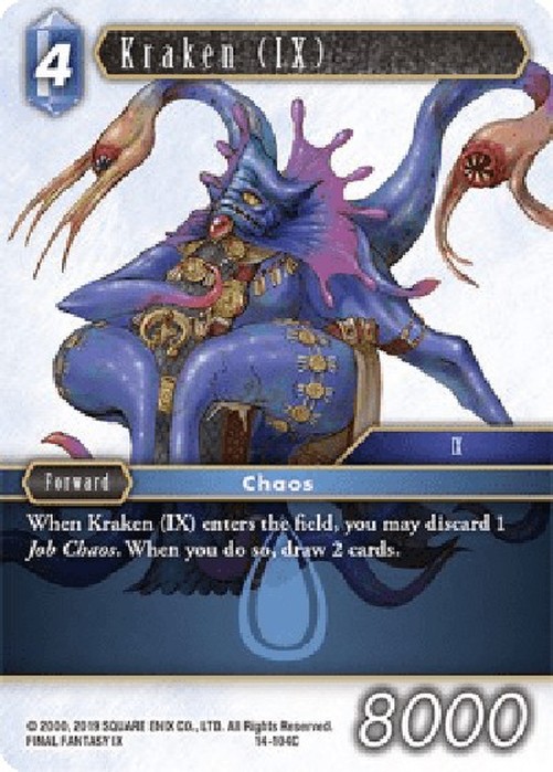 Final Fantasy TCG Kraken (IX)