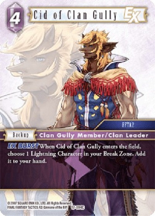 Final Fantasy TCG Cid of Clan Gully