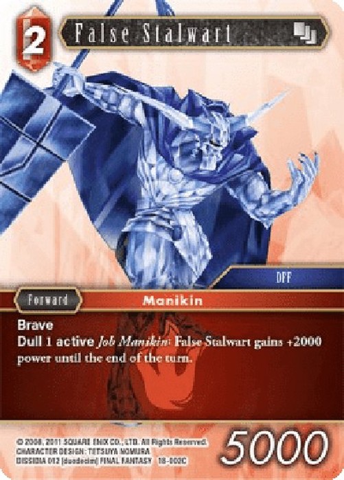 Final Fantasy TCG False Stalwart