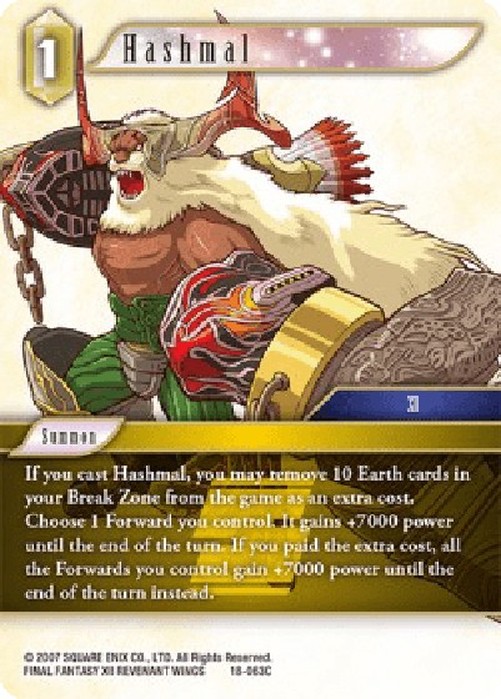 Final Fantasy TCG Hashmal