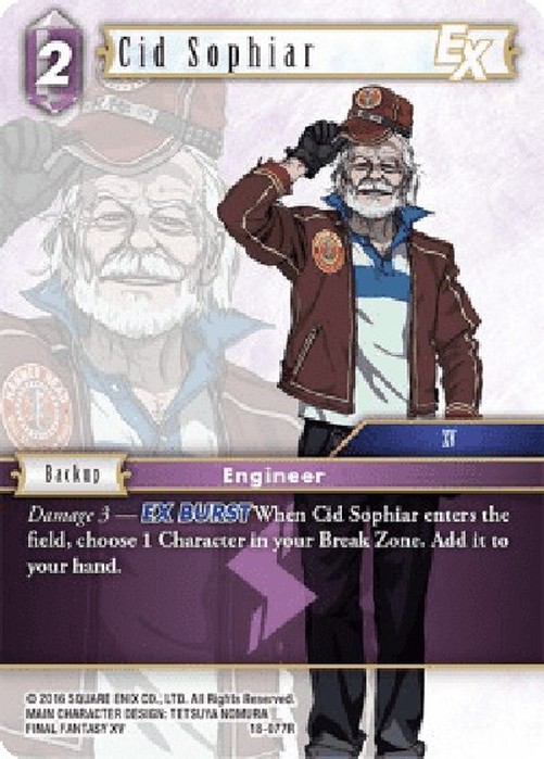 Final Fantasy TCG Cid Sophiar