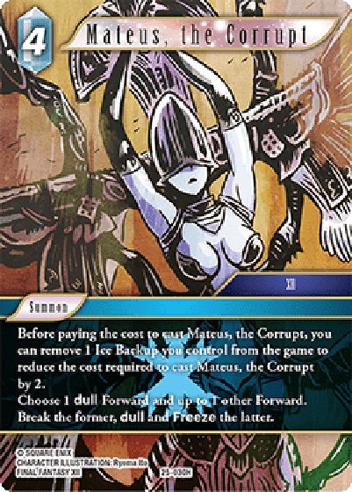 Final Fantasy TCG Mateus, the Corrupt (25-030) (V.1)