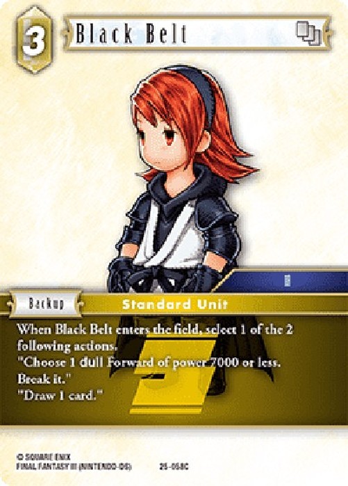 Final Fantasy TCG Black Belt