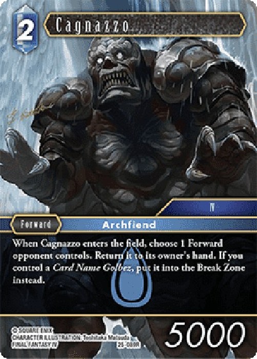 Final Fantasy TCG Cagnazzo (25-089) (V.1)