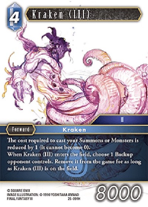 Final Fantasy TCG Kraken (III)