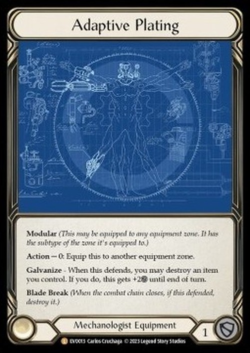 Flesh And Blood EVO Adaptive Plating