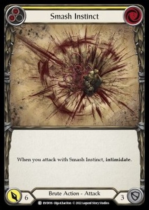 Flesh And Blood 1HP Smash Instinct (Yellow)