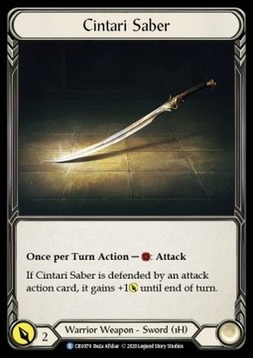 Flesh And Blood CRU-F Cintari Saber