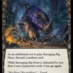 Flesh And Blood CRU-F Barraging Big Horn (Yellow)