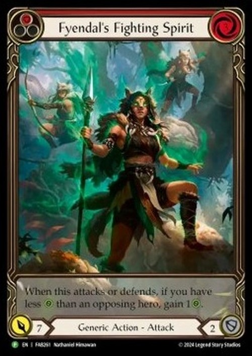 Flesh And Blood FAB Fyendal's Fighting Spirit (Red)