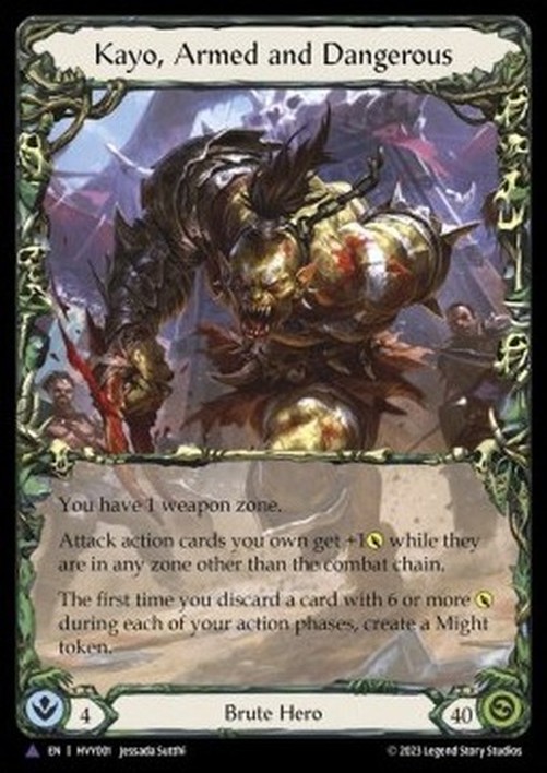 Flesh And Blood HVY Kayo, Armed and Dangerous