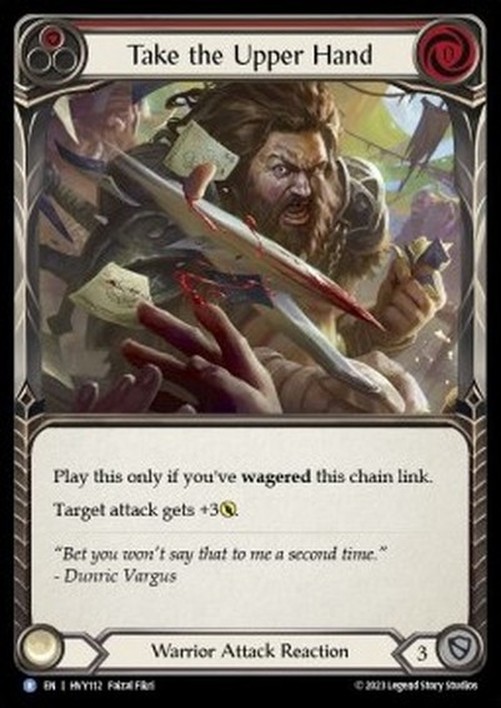 Flesh And Blood OLA Take the Upper Hand (Red)