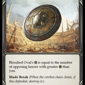 Flesh And Blood BET Bloodied Oval