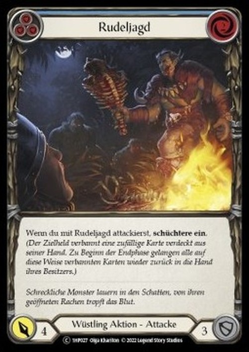 Flesh And Blood 1HP-BL Pack Hunt (Blue) Spanish