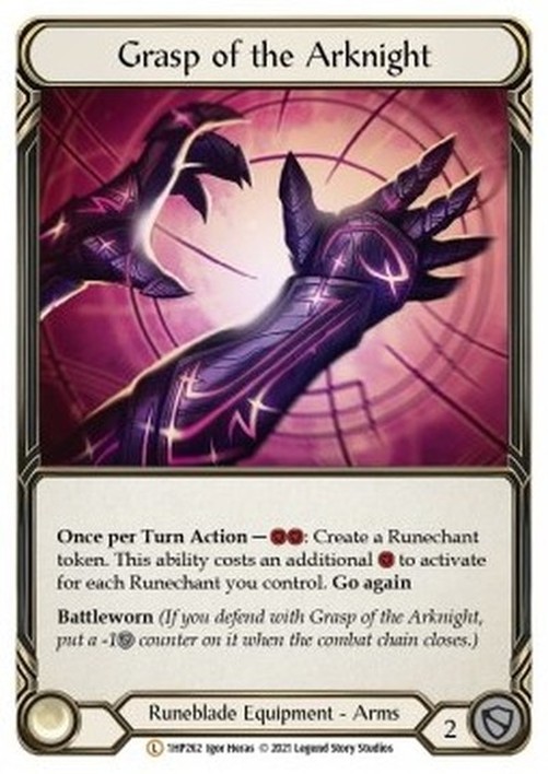 Flesh And Blood 1HP Grasp of the Arknight