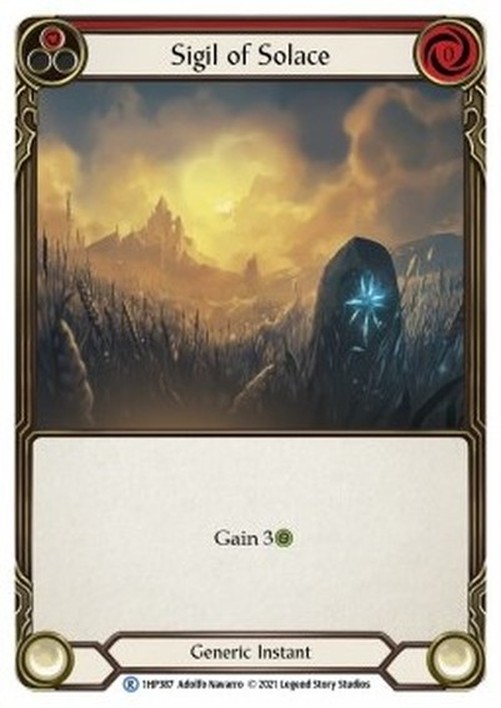 Flesh And Blood 1HP Sigil of Solace (Red)