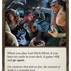 Flesh And Blood 1HP Last Ditch Effort