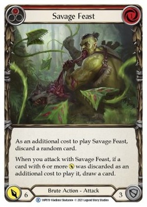 Flesh And Blood 1HP Savage Feast (Red)