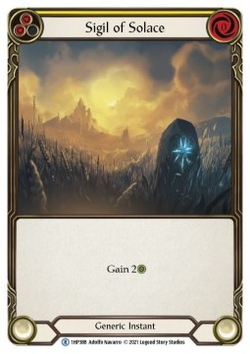Flesh And Blood 1HP Sigil of Solace (Yellow)